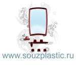 Набор д/ванной комнаты 'Беросси ' 41 белый мрамор