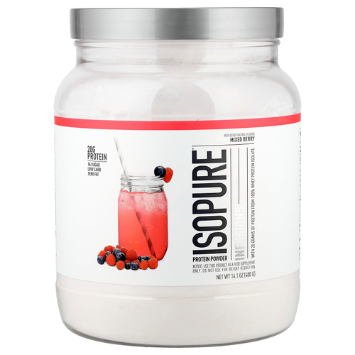 Isopure, Infusions, протеиновый порошок, ягодное ассорти, 400 г (14,1 унции)