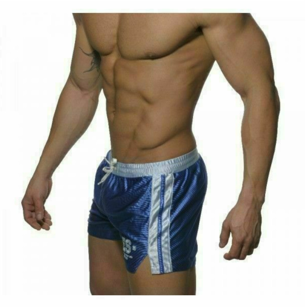 Мужские спортивные шорты синие с голубым поясом ES Collection SHORTS BLUE WHITE