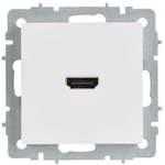 BRITE Розетка HDMI РHDMI-0-БрАБ арктический белый IEK