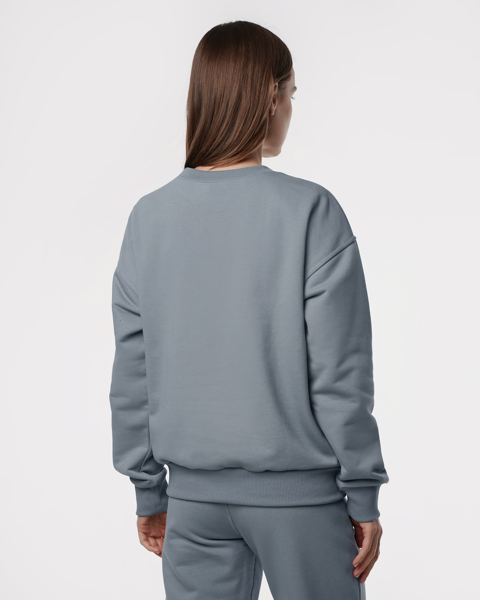 Объемный классический свитшот