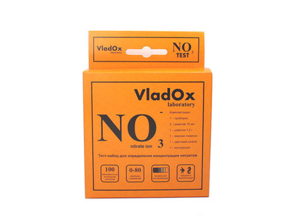 VLADOX NO3 тест для измерения уровня нитратов в воде
