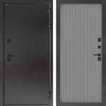Дверь с терморазрывом Входная Бункер BN-10 Тепло Плюс ХОМС Серый Софт рельеф,