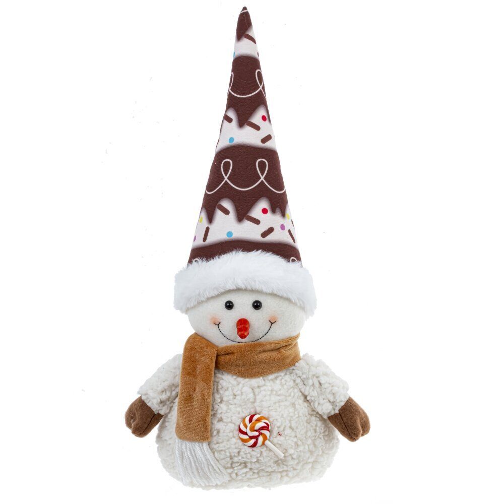 GAEM Игрушка набивная "Снеговик", L18 W11 H38/26 см