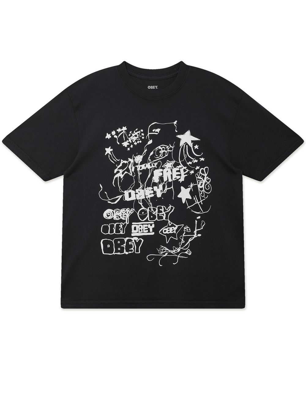 Женская Футболка Obey Firework Type