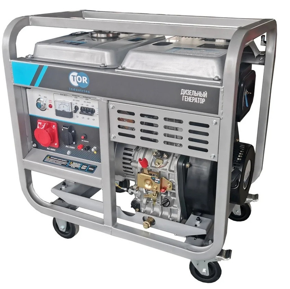 Генератор дизельный Tor KM5000D 1025964 5 кВт 380В/1,6кВт 220В 15 л