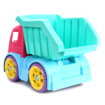 Грузовик большой Шкода с конструктором "Мега" (28 дет.) (Нордпласт)