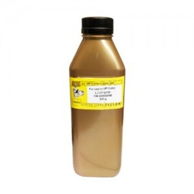 Тонер для HP Color LJ CP 6015/CM 6030/6040 (340гр, желтый, Chemical MKI) Gold ATM
