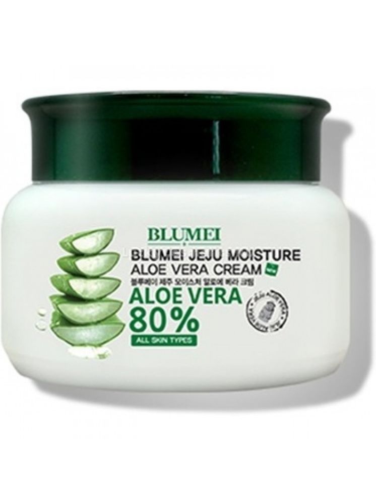 Увлажняющий крем с алоэ BLUMEI JEJU MOISTURE ALOE VERA 80 % CREAM 100g