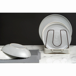 Набор тарелок in the village, D22 см, серые, 2 шт.