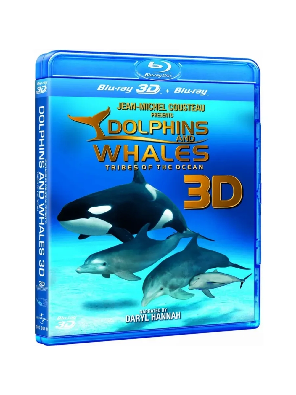 Дельфины и киты Обитатели океана 3D (BD-R 3D Blu-Ray)