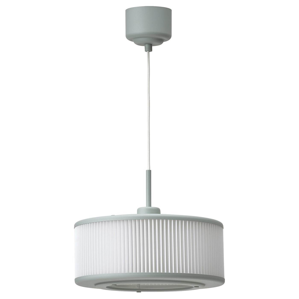 IKEA REMTÅNG  (ИКЕА РЕМТÅНГ)  -  Подвесной светильник, серо-зеленый, 38 см