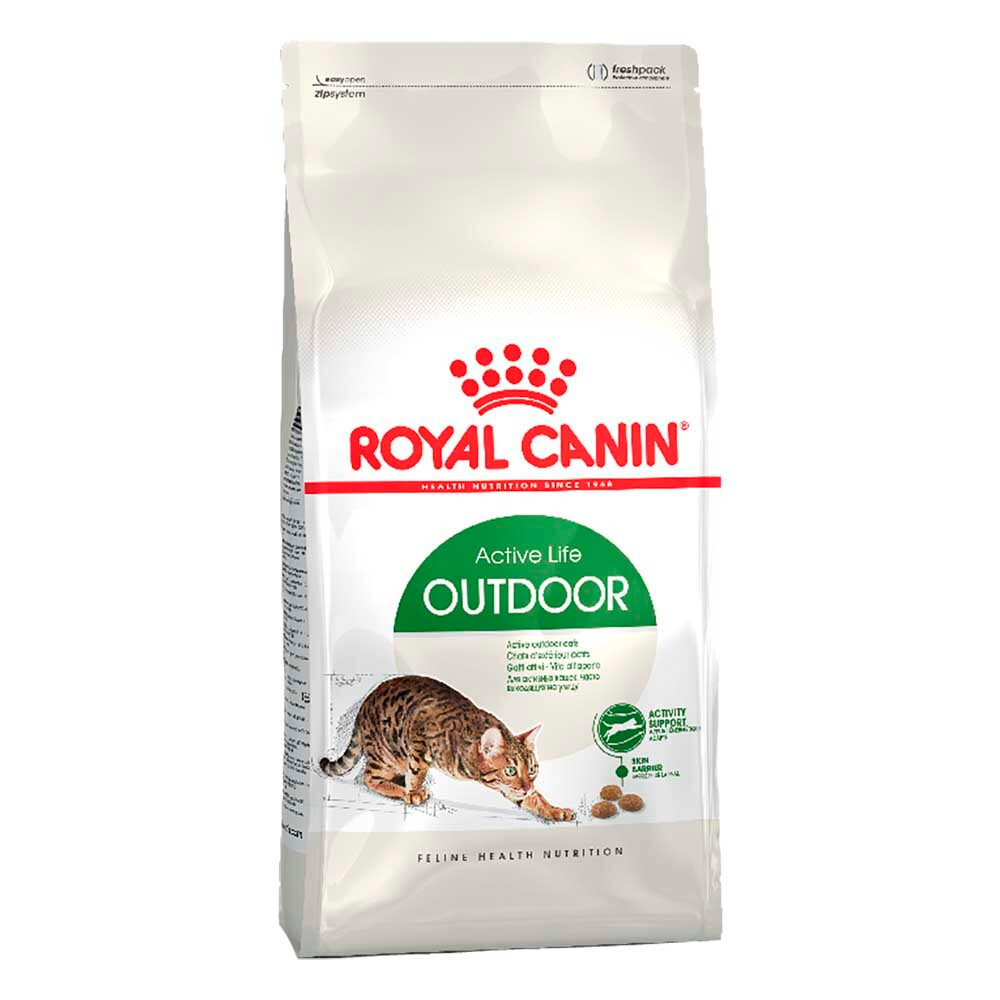 Royal Canin корм для кошек активных и выходящих на улицу с курицей (Outdoor Adult)