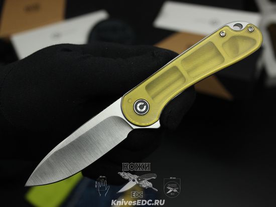 Нож складной CIVIVI Elementum C907A-4 сталь клинка D2, рукоять Ultem