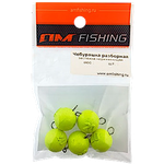 Груз Разборный Чебурашка AMFishing цвет Жёлтый -