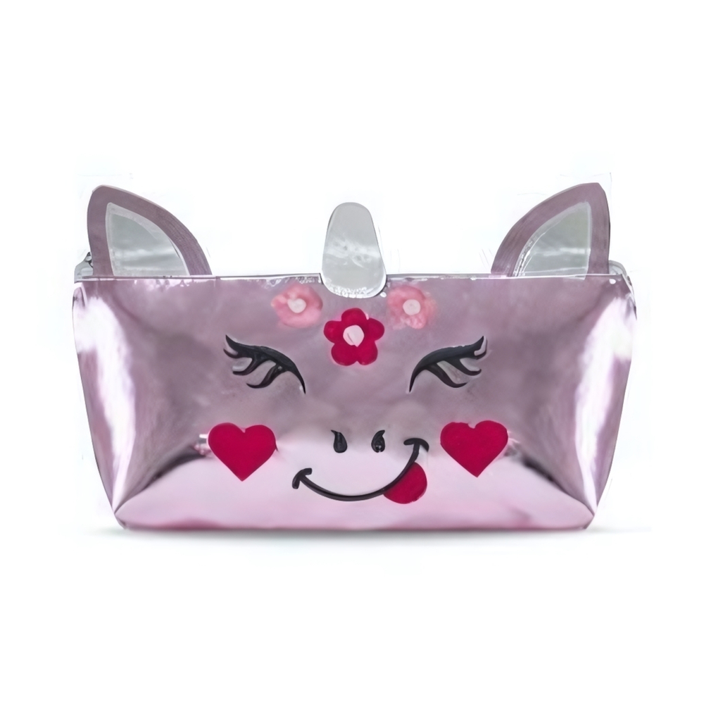 Пенал-косметичка 24х9.5х5см на молнии "Единорог" 1 отд. иск.кожа (Феникс+)