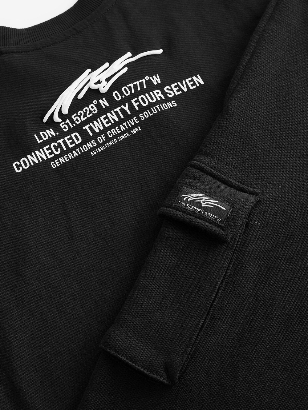 Футболка и брюки карго в комплекте для мальчика Next B01-248, Черный