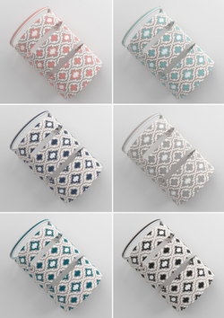 Схема PEYOTE, Схема браслета мозаичное плетение, узор из Miyuki Delica 11/0, файл PDF, №218