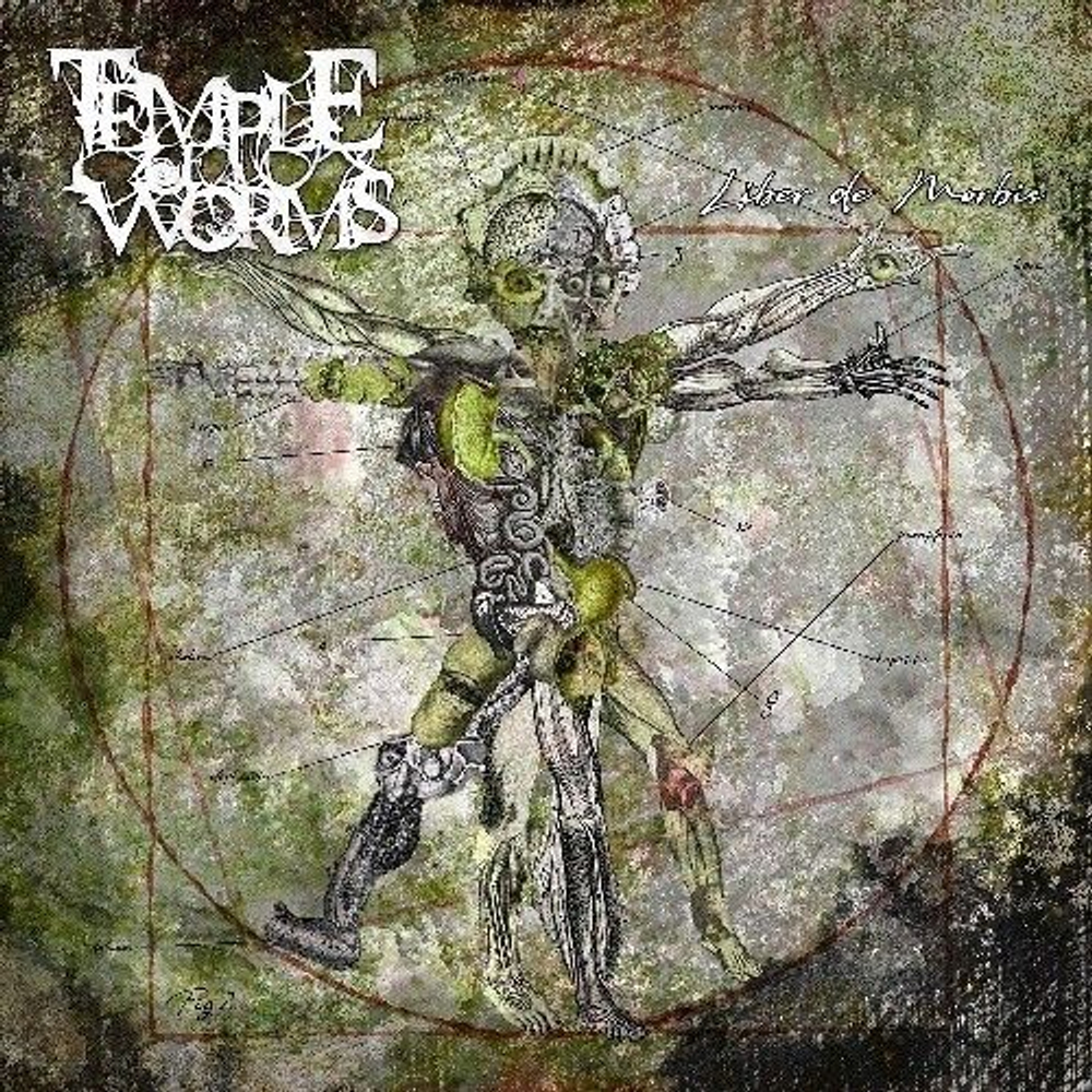 TEMPLE OF WORMS - Liber De Morbis CD DIGIPAK, death metal, музыкальный компакт диск