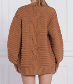 кардиган Liu Jo - светло-коричневый (CF2017 MA87M)