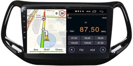 Магнитола для Jeep Compass 2016+ - Parafar PF997FHD на Android 13, 8-ядер, 2Гб+32Гб, CarPlay, 4G SIM-слот