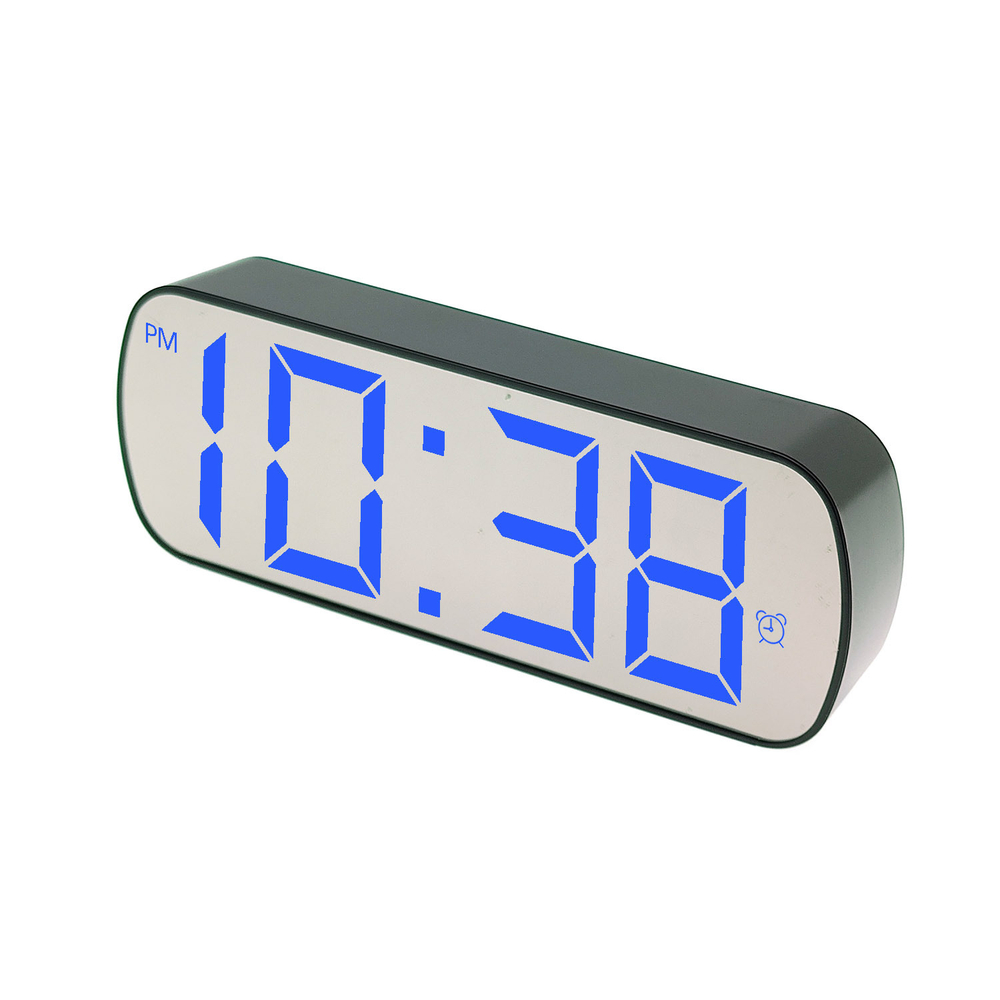 Часы-будильник электронные настольные VST 895Y-5 синие цифры (Дата, Температура, Календарь Питание 5В/3*ААА)