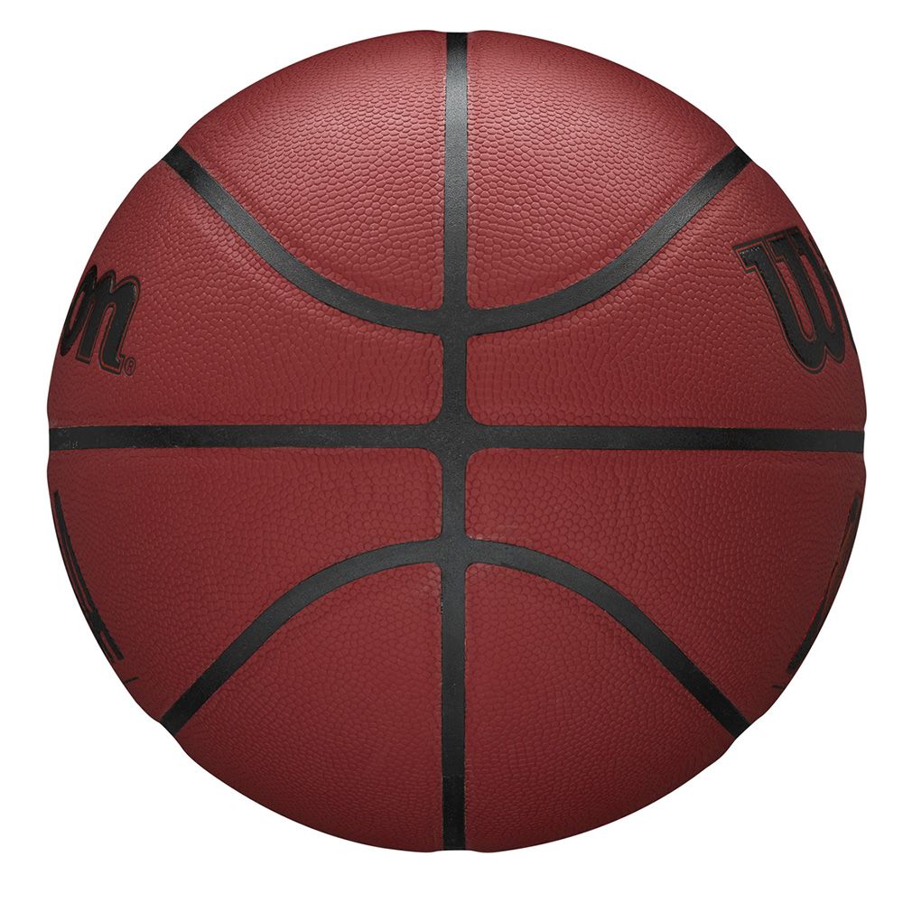 Мяч баск. WILSON NBA Forge Crimson BSKT, WTB8201XB07, р.7, PU, бутиловая камера, бордово-черный