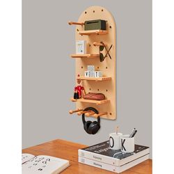 Пегборд Shely, 38х80 см, светлое дерево