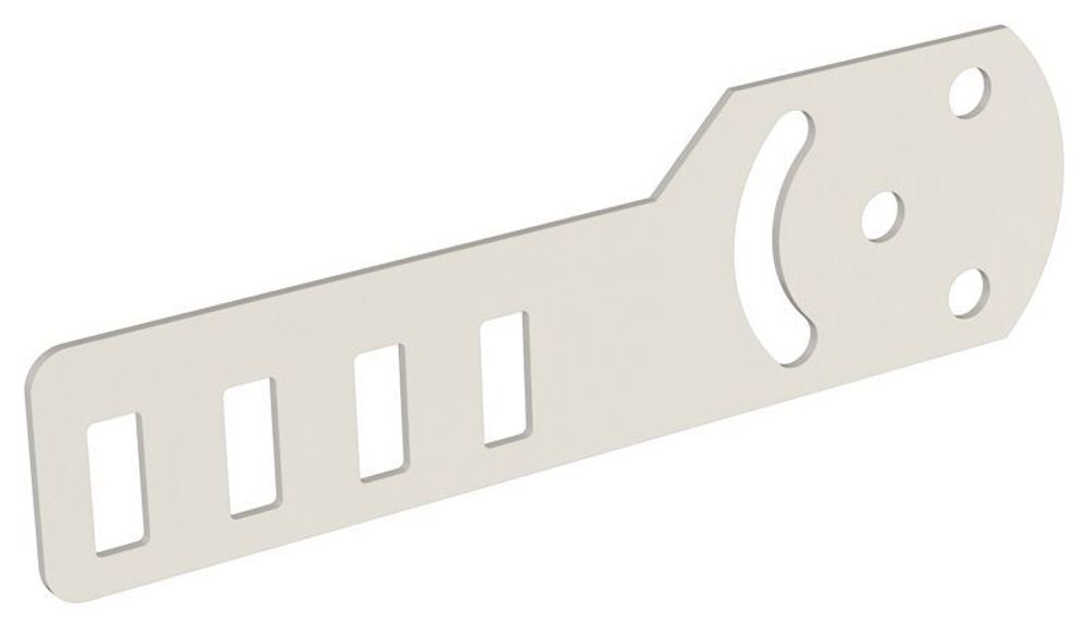 Пластина шарнирная H=50мм RAL 9016 IEK CLM51D-PSH-050-9016