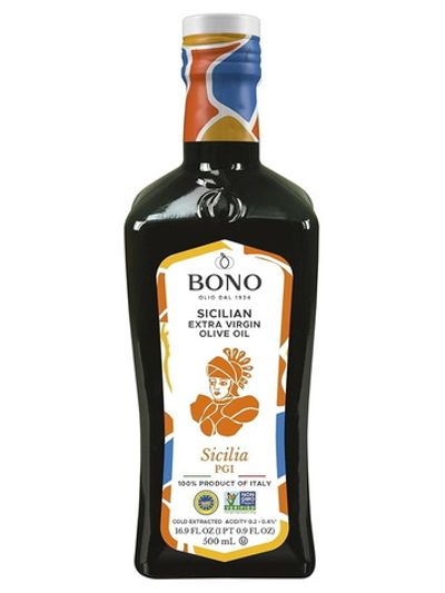 500 мл Оливковое масло BONO Sicilia PGI Sicilian Extra Virgin Италия