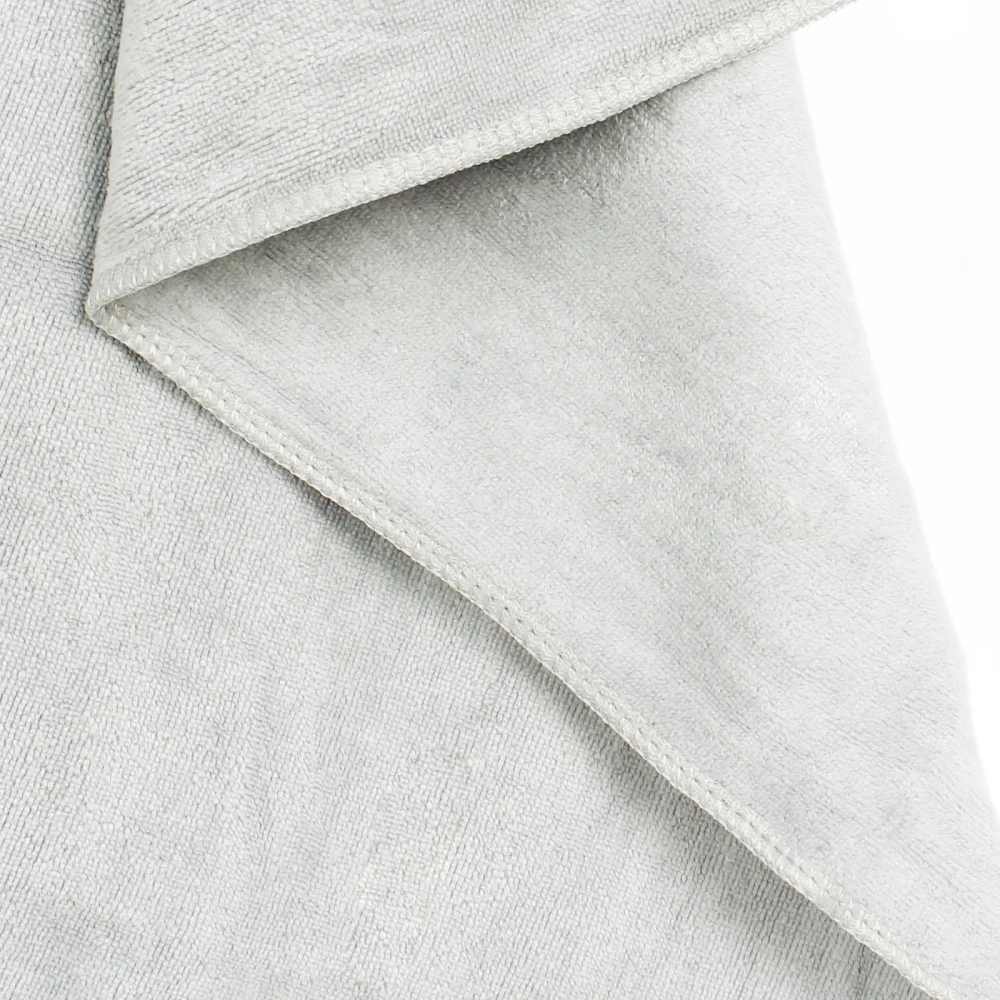 Полотенце кухонное «UNICO», 34*72 см, цвет светло-серый, микрофибра 300 гр/м2