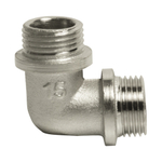 Уголок 1/2'' нар/нар с ограничением никель