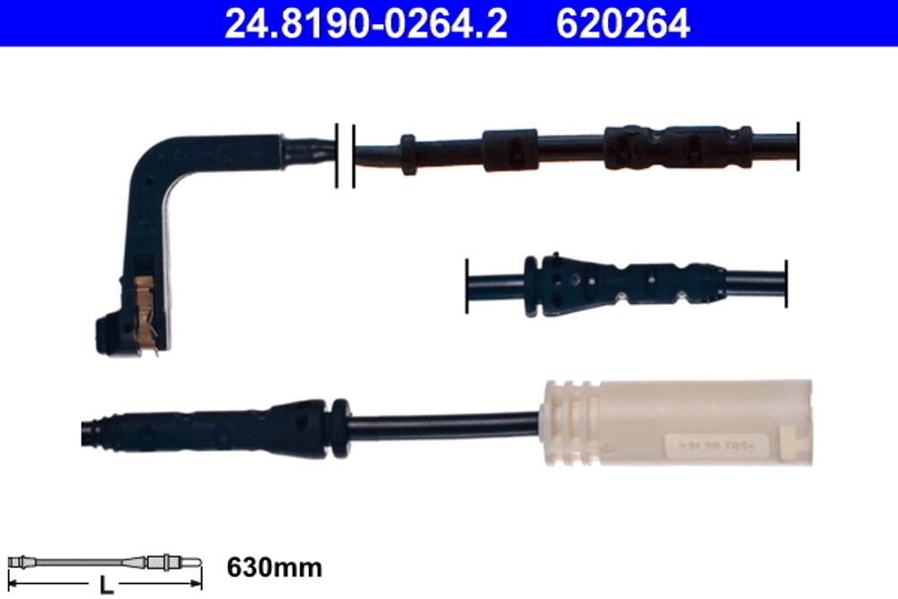 ATE - 24819002642-ATE - Warning Contact, brake pad wear