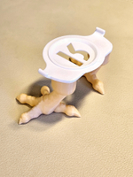 Шуточная подставка для Яндекс станции Лайт2 (Яндекс-Алиса) 3D печать, белая