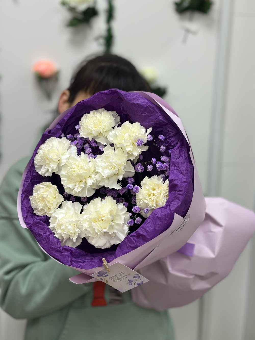 Диантусы с добавлением гипсофилы