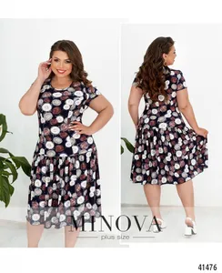 Платье 458Б-горох Minova