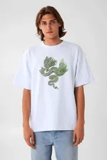 Футболка HELGI INGVARR Аспид Белая