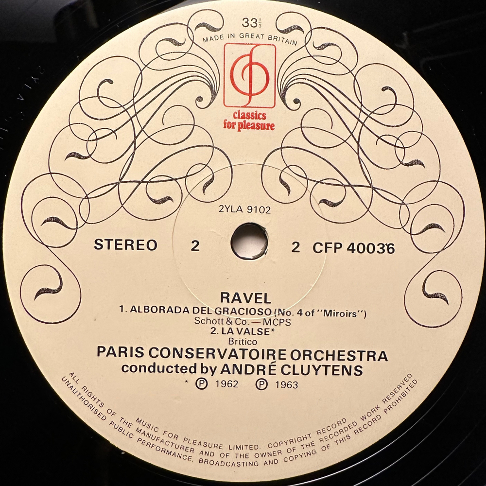 Равель - Оркестровая музыка (Англия)