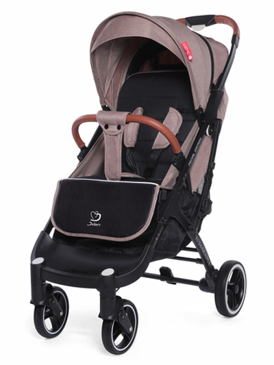 Прогулочная коляска Jetem Yoya Grand, черное шасси (Бежевый)