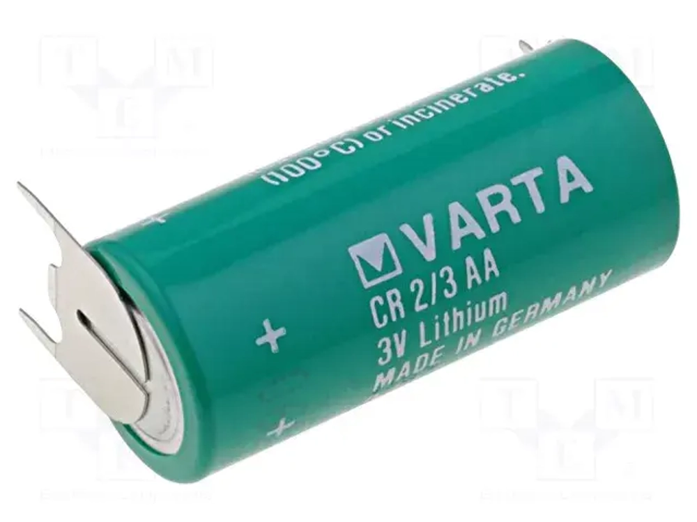 CR 2/3 AA S PCBD (6237201301), элемент питания, VARTA