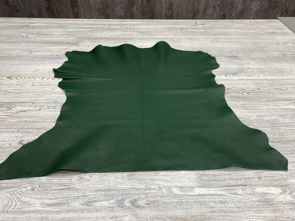 Madras Green Fern (1,5-1,7 мм), цв. Зеленый, натуральная кожа козы