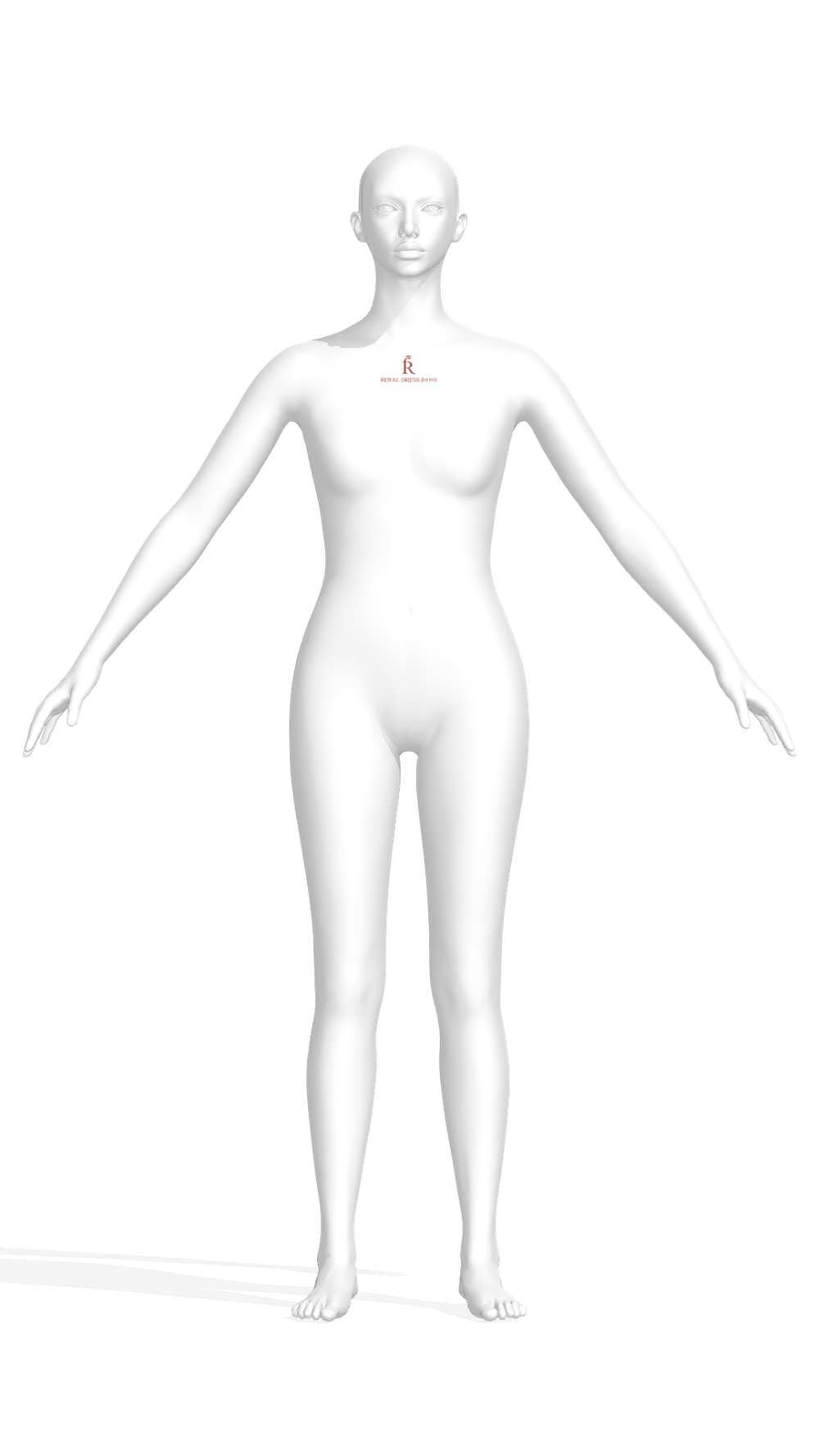 3D аватар манекена Моника