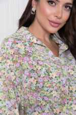 Блуза "Каролина" (грин) Б5951 LT Collection (Акция)