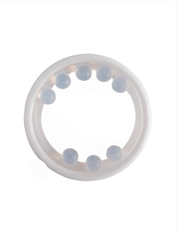 Эрекционное кольцо со стимулирующими шариками сверху и снизу