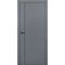 Купить Межкомнатная дверь ПЭТ Silk-5 графит глухая
