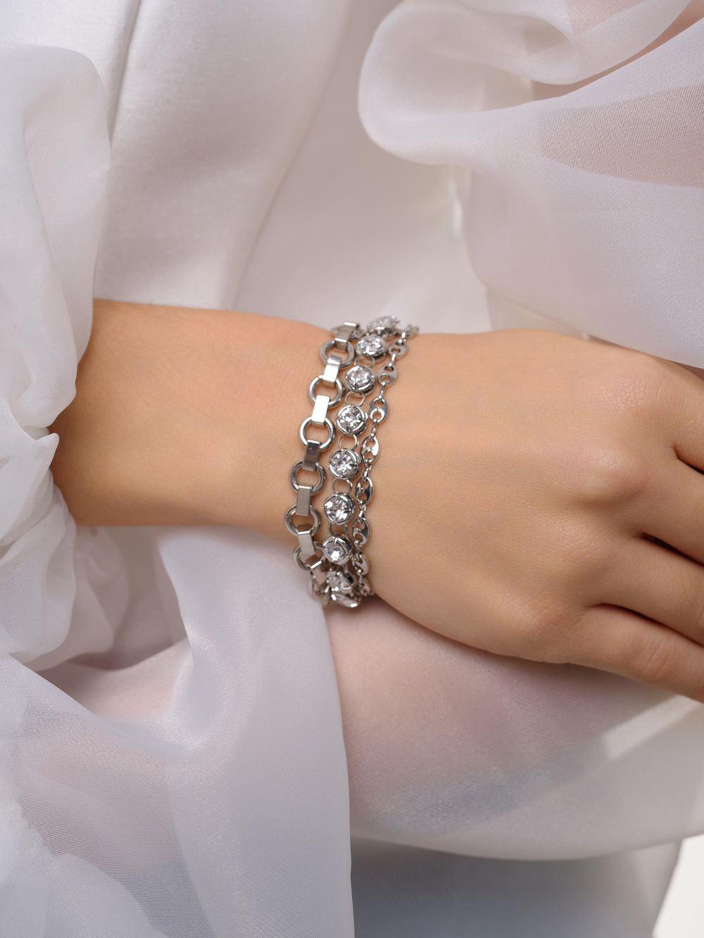 Браслет "Trio Gess" Silver