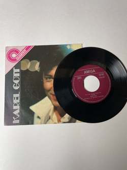 Винтажная виниловая пластинка LP Karel Gott Карел Готт (ГДР 1981) 7 дюймов