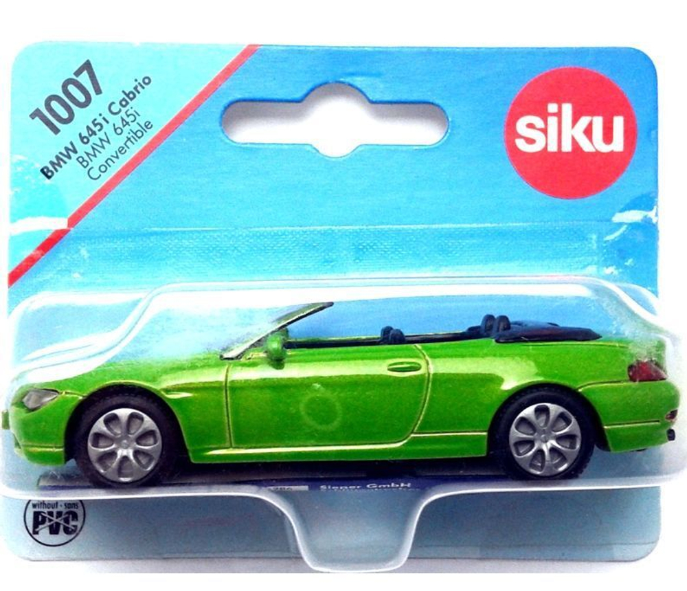 Машина BMW 645i кабриолет (1:55), Siku