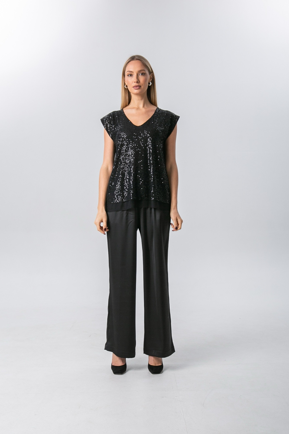 Топ с пайетками Тамбовчанка