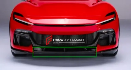 Карбоновая нижняя губа переднего бампера для Ferrari Purosangue 2023+ Феррари Пуросанг